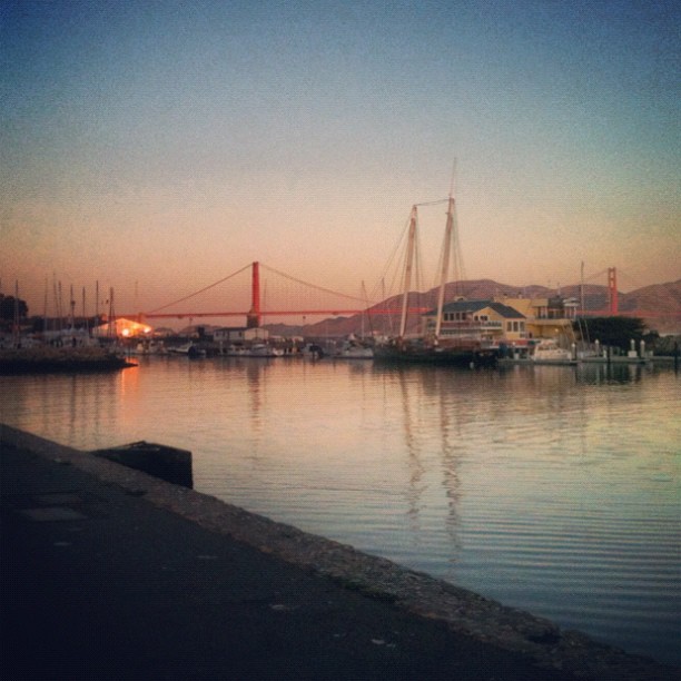 Yes, this is where I live and yes it’s really this beautiful every day it’s not foggy.