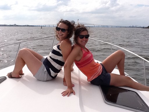 Fun fact: running friends can second as boating friends.