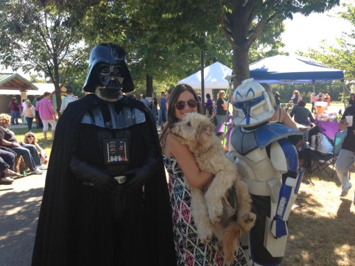 Er, taught a goldendoodle the ways of the force I did.