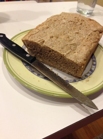 Email me for the recipe. Warning: you will eat all two loves within 30 minutes.