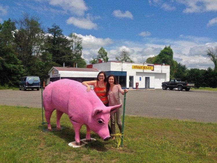 This are the kinds of classy establishments I ate at in the former Confederate states.