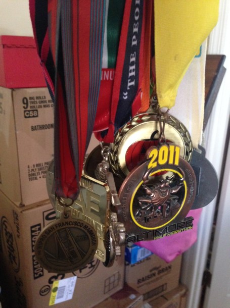 These medals I acquired during my four-year stint didn't hurt, either.