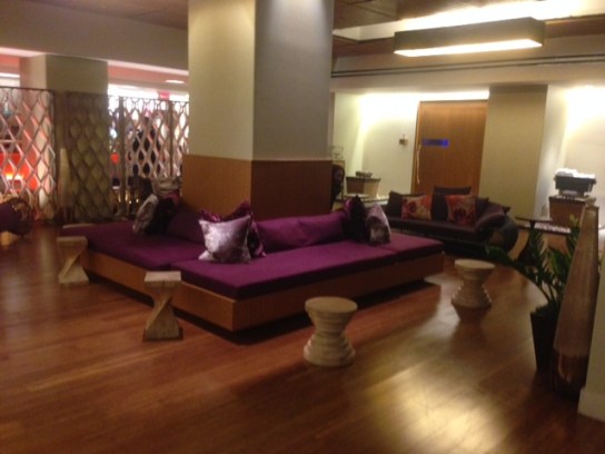 They have free Vogues available to read while you wait for class. FREE VOGUES.