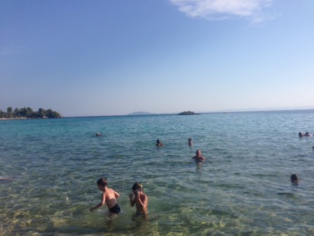 That rock is very far away.