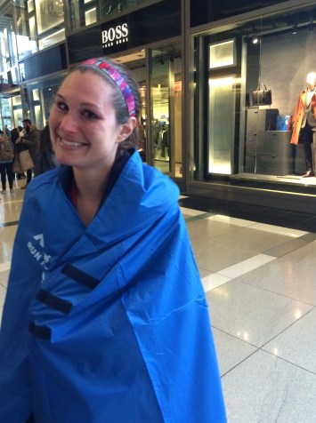 Me. Crying. But also smiling. It's like when it rains and the sun's out.